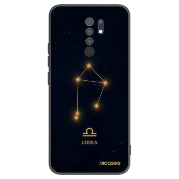 Picasee Xiaomi Redmi 9 Hülle - Schwarzes Silikon - LIBRA