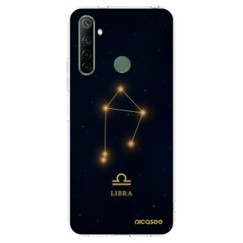 Picasee Realme 5 Hülle - Transparentes Silikon - LIBRA