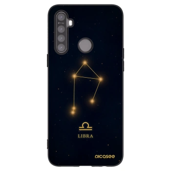 Picasee Realme 5 Hülle - Schwarzes Silikon - LIBRA