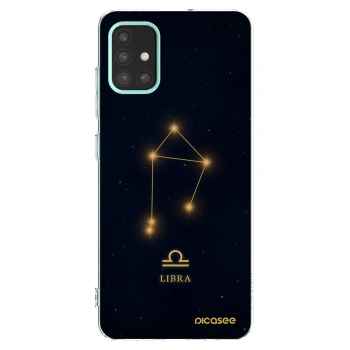 Picasee Samsung Galaxy M31s Hülle - Transparentes Silikon - LIBRA