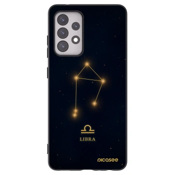 Picasee Samsung Galaxy A52 5G A525F Hülle - Schwarzes Silikon - LIBRA