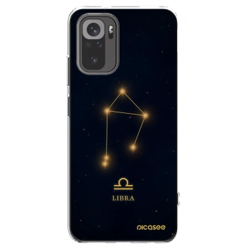 Picasee Xiaomi Redmi Note 10S Hülle - Transparentes Silikon - LIBRA