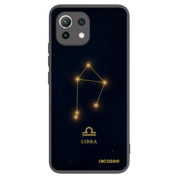 Picasee Xiaomi Mi 11 Lite Hülle - Schwarzes Silikon - LIBRA