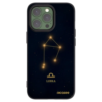 Picasee Apple iPhone 13 Pro Hülle - Schwarzes Silikon - LIBRA