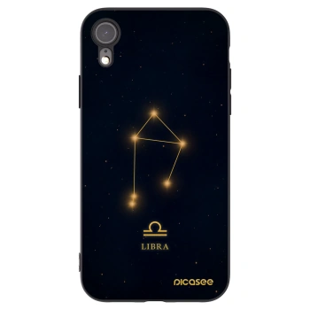 Picasee Apple iPhone XR Hülle - Schwarzes Silikon - LIBRA