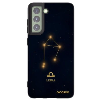 Picasee Samsung Galaxy S21 FE 5G Hülle - Schwarzes Silikon - LIBRA