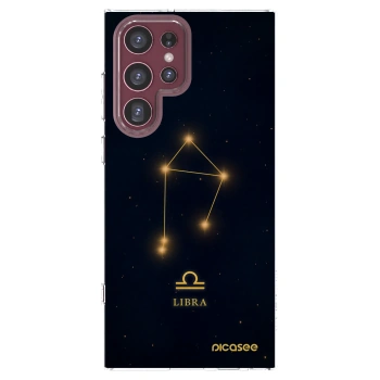 Picasee Samsung Galaxy S22 Ultra 5G Hülle - Transparentes Silikon - LIBRA