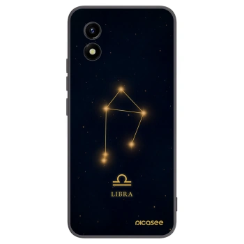 Picasee Vivo Y01 Hülle - Schwarzes Silikon - LIBRA