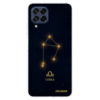 Picasee Samsung Galaxy M53 5G Hülle - Transparentes Silikon - LIBRA