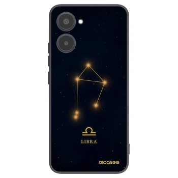 Picasee Realme 10 4G Hülle - Schwarzes Silikon - LIBRA