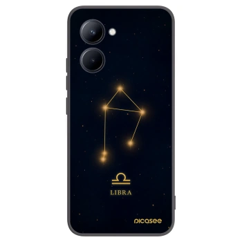 Picasee Realme C33 (2023) Hülle - Schwarzes Silikon - LIBRA