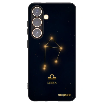 Picasee Samsung Galaxy S24 S921B 5G Hülle - Schwarzes Silikon - LIBRA