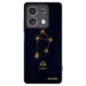 Picasee Xiaomi Redmi Note 13 4G Hülle - Schwarzes Silikon - LIBRA