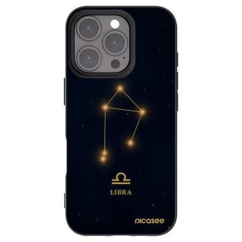 Picasee Apple iPhone 16 Pro Hülle - Schwarzes Silikon - LIBRA