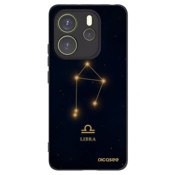 Picasee Xiaomi Redmi Note 14 4G Hülle - Schwarzes Silikon - LIBRA