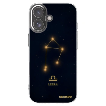 Picasee Apple iPhone 17 Hülle - Transparentes Silikon - LIBRA