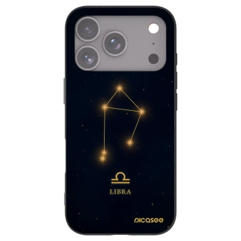 Picasee Apple iPhone 17 Pro Hülle - Schwarzes Silikon - LIBRA