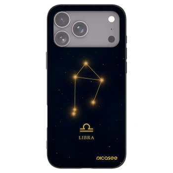 Picasee Apple iPhone 17 Pro Max Hülle - Schwarzes Silikon - LIBRA