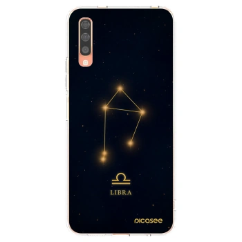 Picasee Samsung Galaxy A70 A705F Hülle - Transparentes Silikon - LIBRA