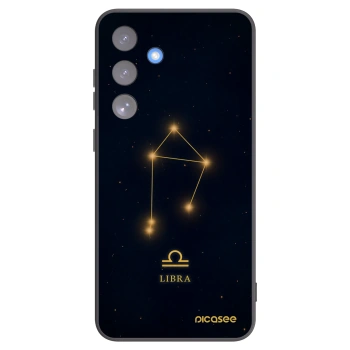 Picasee Samsung Galaxy S25 FE 5G Hülle - Schwarzes Silikon - LIBRA