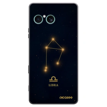 Picasee Sony Xperia 10 VII Hülle - Schwarzes Silikon - LIBRA