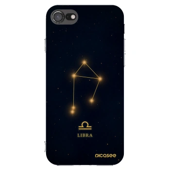 Picasee Apple iPhone 8 Hülle - Transparentes Silikon - LIBRA