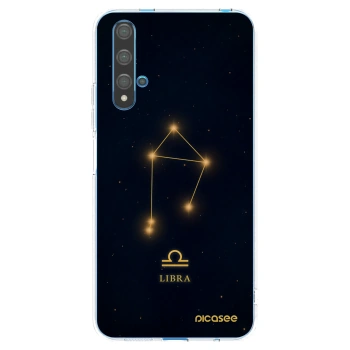 Picasee Huawei Nova 5T Hülle - Transparentes Silikon - LIBRA