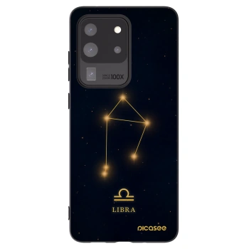 Picasee Samsung Galaxy S20 Ultra 5G G988F Hülle - Schwarzes Silikon - LIBRA