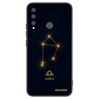 Picasee Huawei P40 Lite E Hülle - Schwarzes Silikon - LIBRA