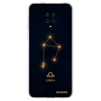Picasee Xiaomi Redmi Note 9S Hülle - Transparentes Silikon - LIBRA