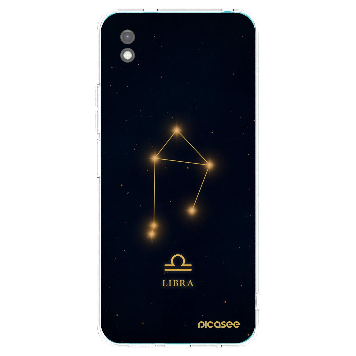 Picasee Xiaomi Redmi 9A Hülle - Schwarzes Silikon - LIBRA