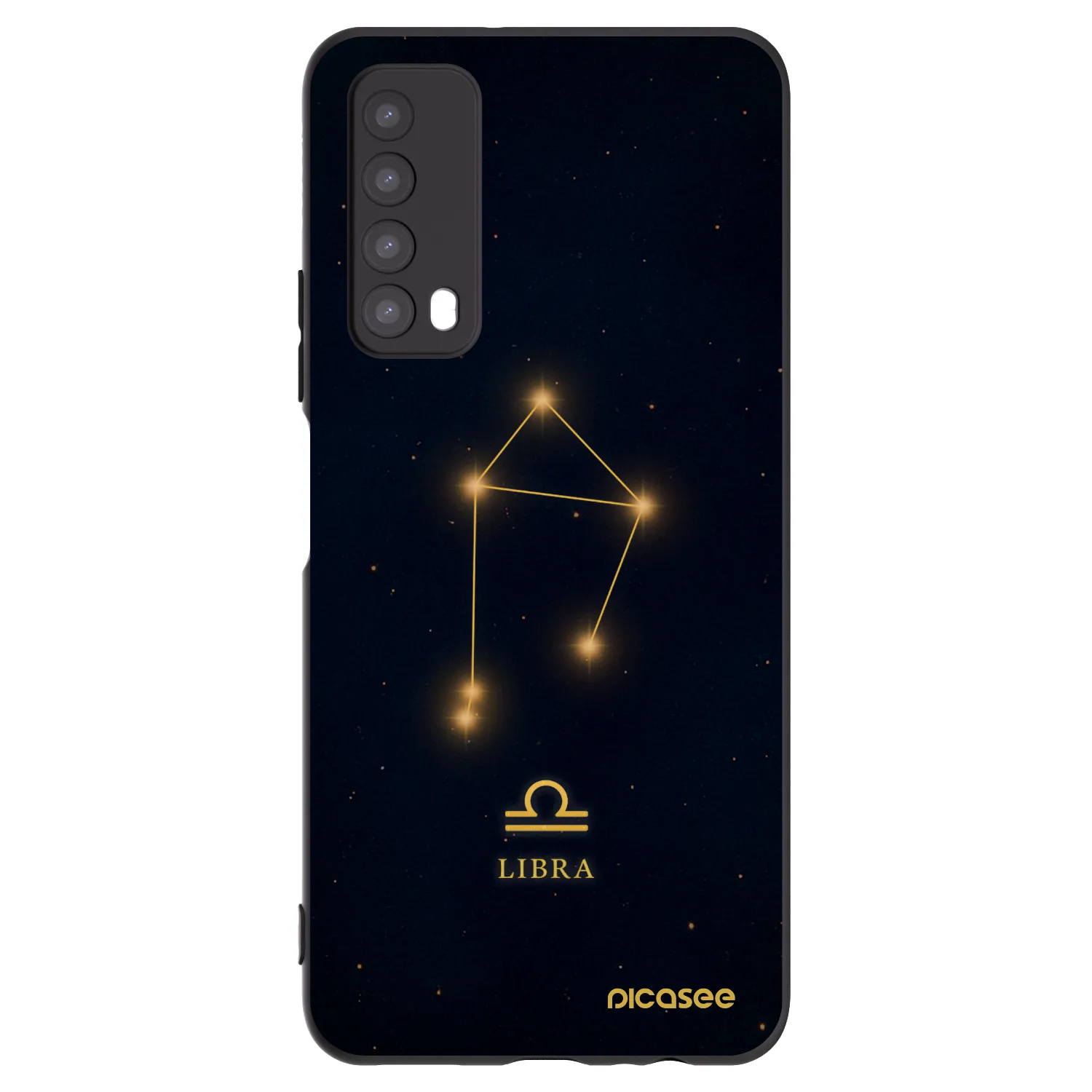 Picasee Huawei P Smart 2021 Hülle - Schwarzes Silikon - LIBRA