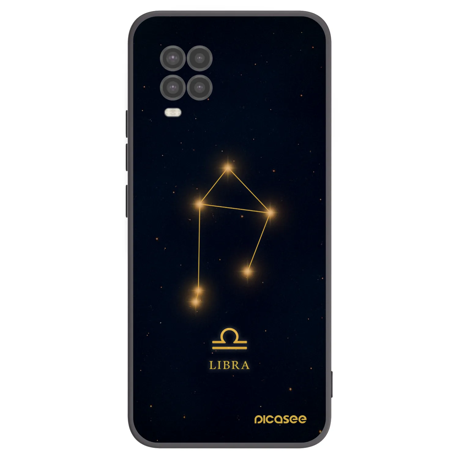 Picasee Xiaomi Mi 10 Lite Hülle - Schwarzes Silikon - LIBRA