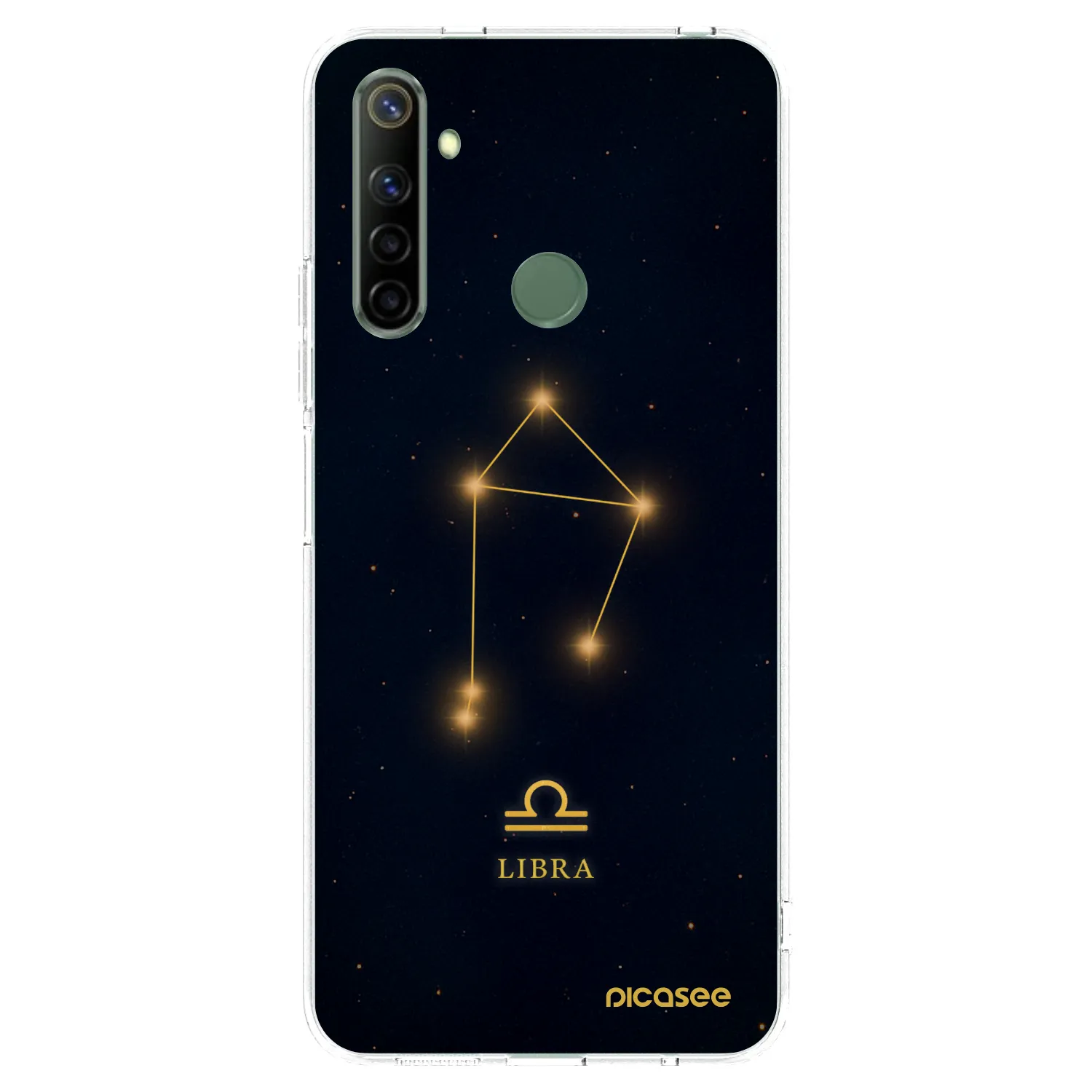 Picasee Realme 5 Hülle - Transparentes Silikon - LIBRA
