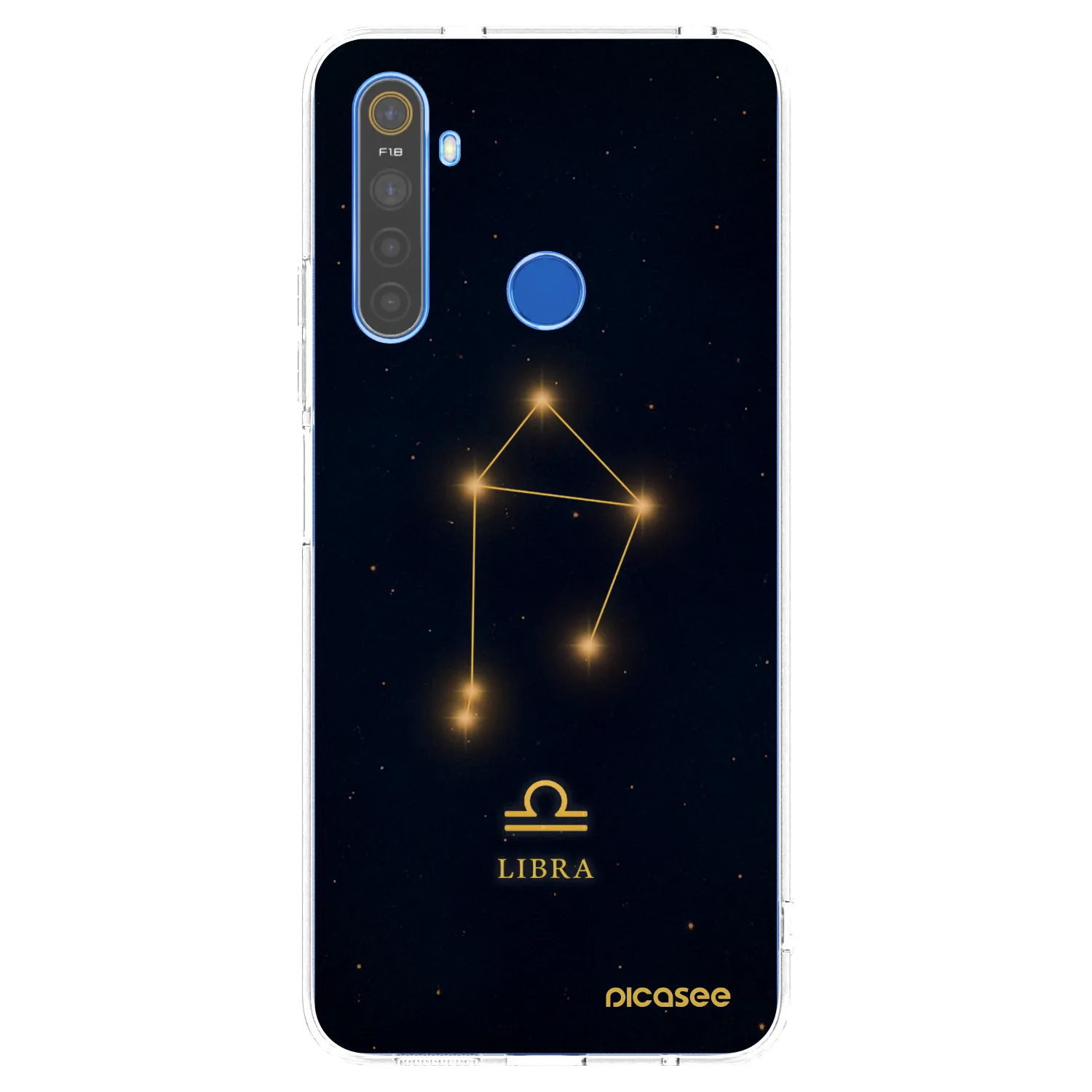 Picasee Realme 5 Hülle - Transparentes Silikon - LIBRA