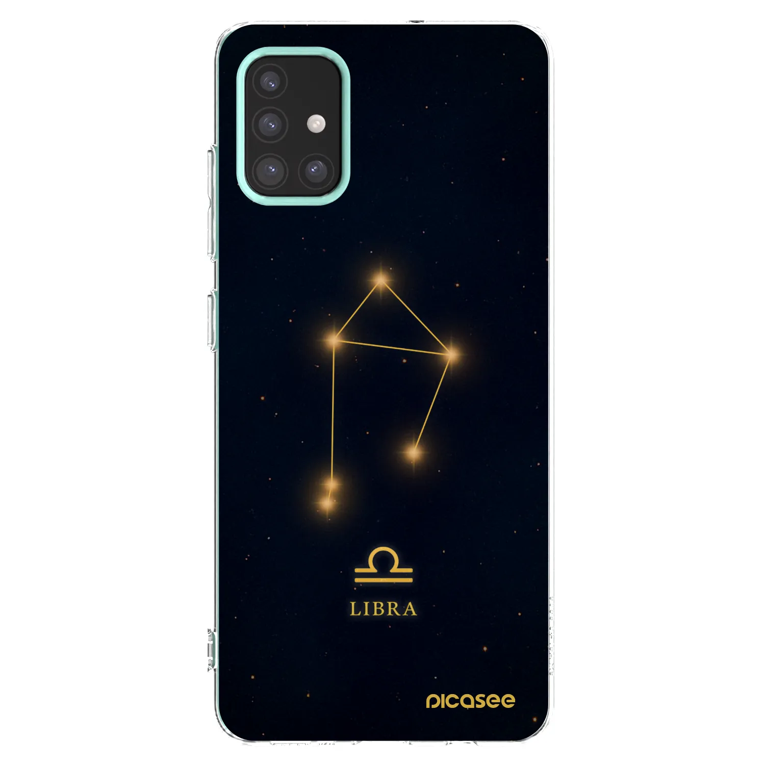 Picasee Samsung Galaxy M31s Hülle - Transparentes Silikon - LIBRA
