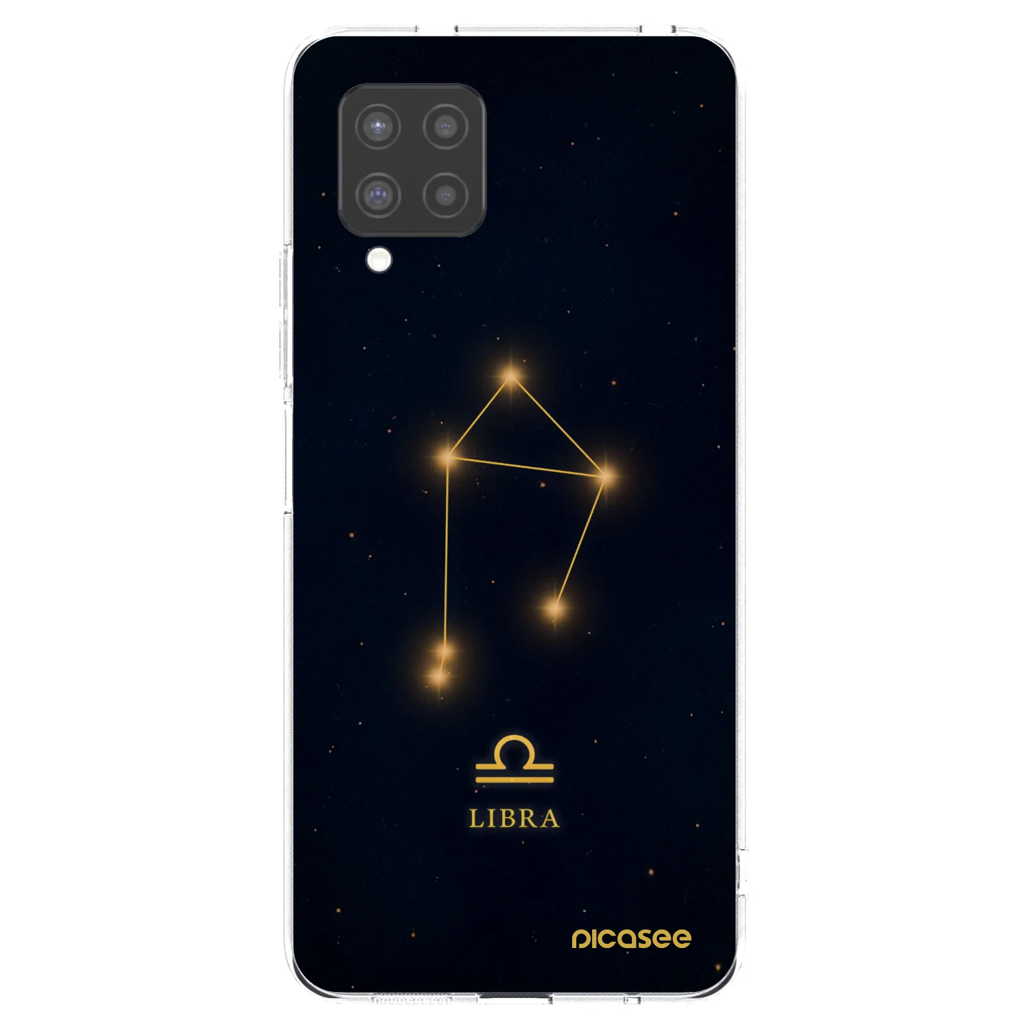 Picasee Samsung Galaxy A42 A426B Hülle - Transparentes Silikon - LIBRA