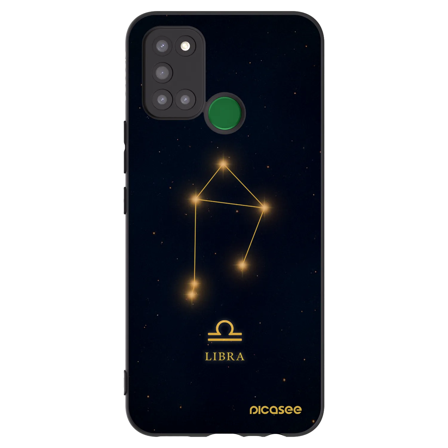 Picasee Realme 7i Hülle - Schwarzes Silikon - LIBRA