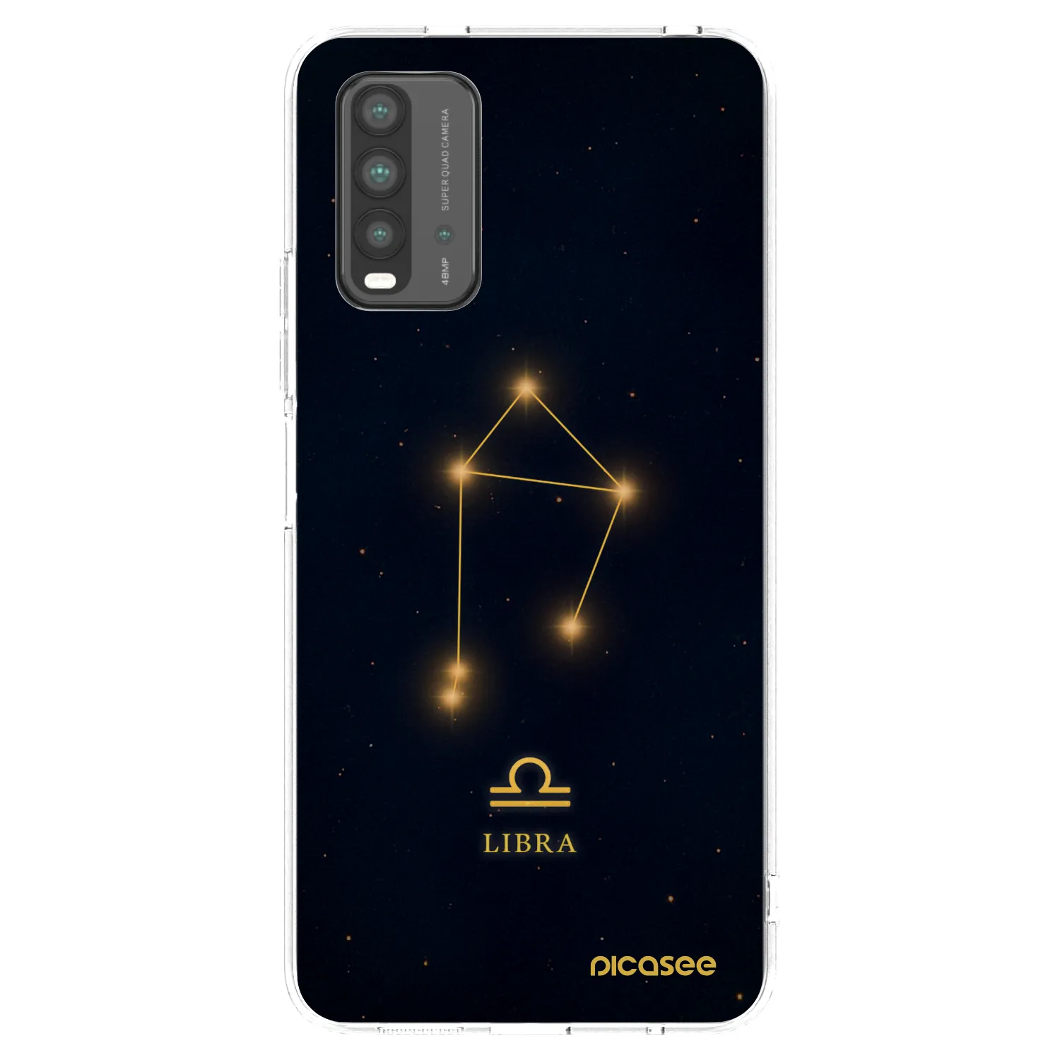 Picasee Xiaomi Redmi 9T Hülle - Schwarzes Silikon - LIBRA