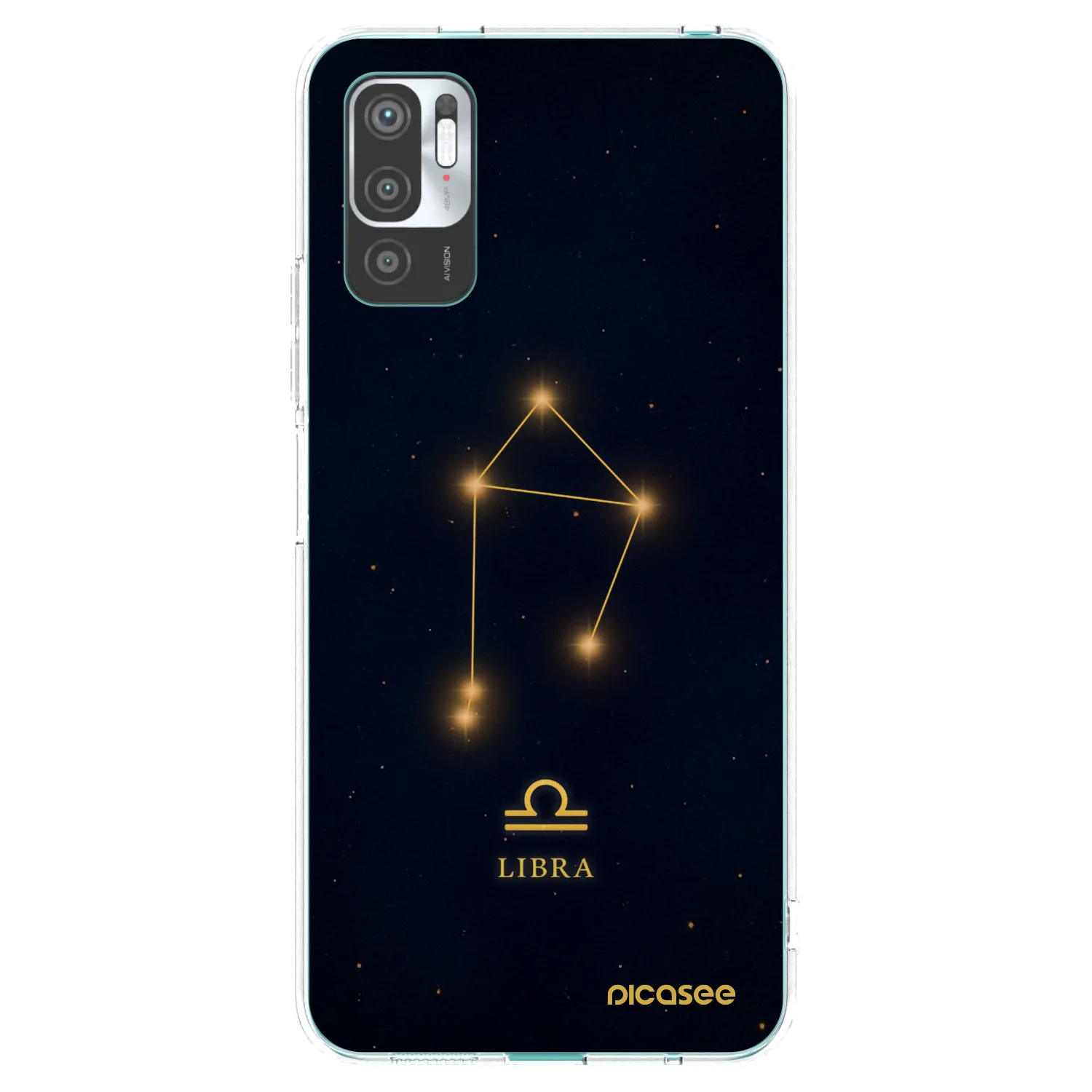 Picasee Xiaomi Redmi Note 10 5G Hülle - Transparentes Silikon - LIBRA