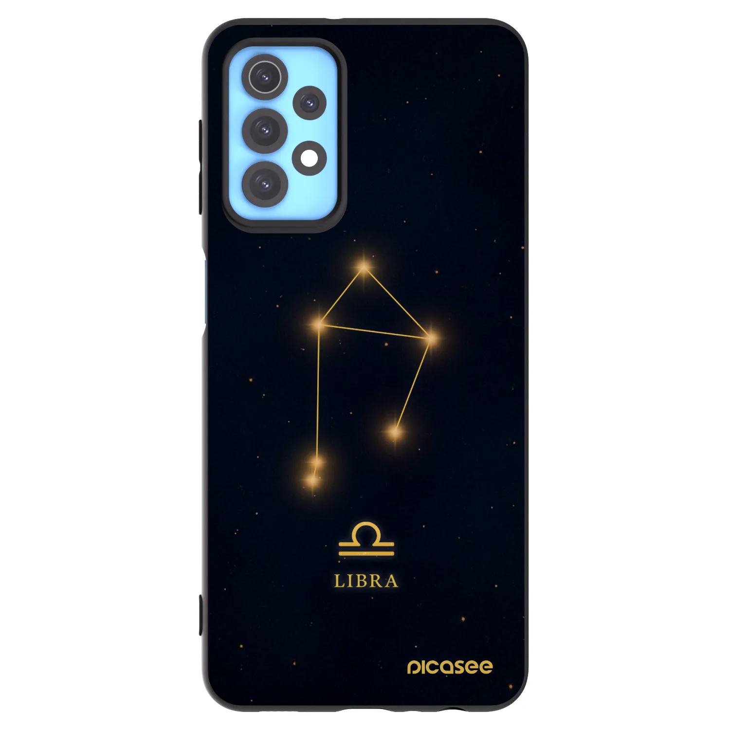 Picasee Samsung Galaxy A32 4G SM-A325F Hülle - Schwarzes Silikon - LIBRA