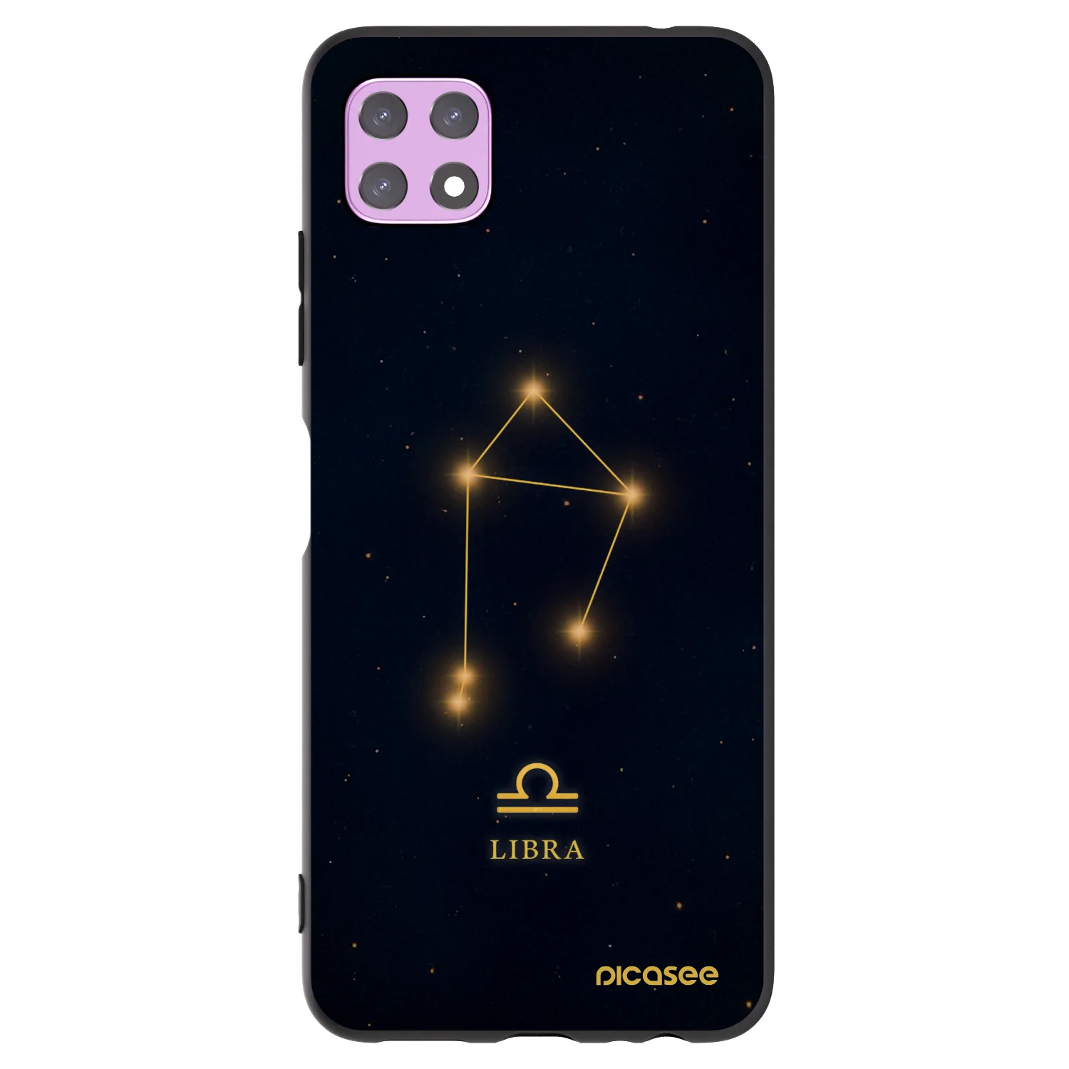 Picasee Samsung Galaxy A22 A226B 5G Hülle - Schwarzes Silikon - LIBRA