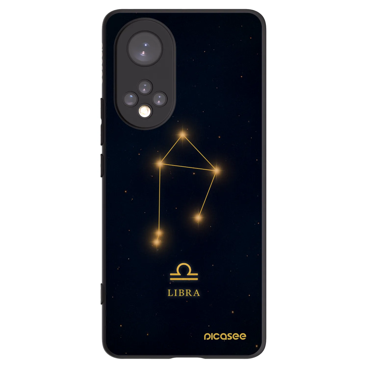 Picasee Honor 50 5G Hülle - Schwarzes Silikon - LIBRA
