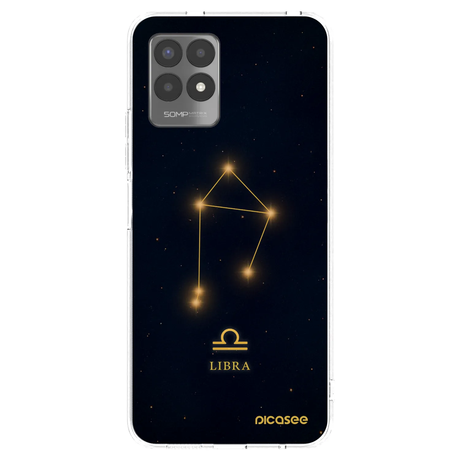 Picasee Realme 8i Hülle - Transparentes Silikon - LIBRA