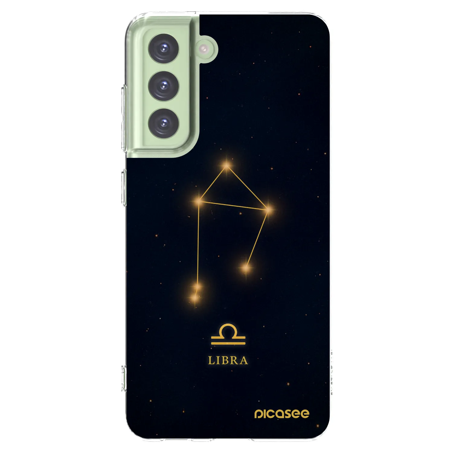 Picasee Samsung Galaxy S21 FE 5G Hülle - Transparentes Silikon - LIBRA