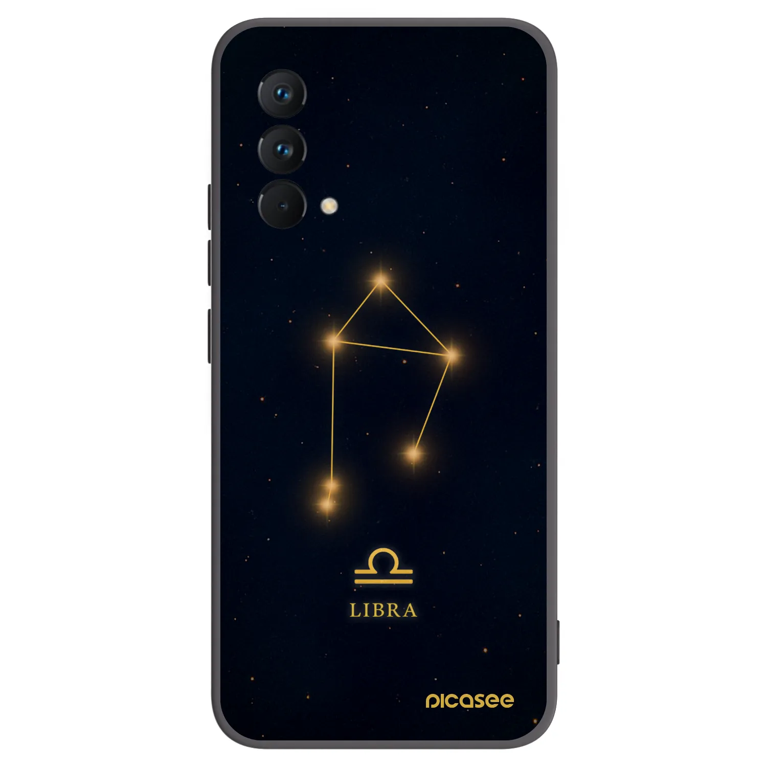 Picasee Realme GT Master Edition 5G Hülle - Schwarzes Silikon - LIBRA