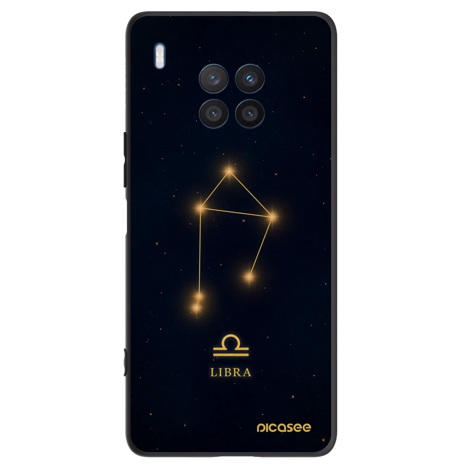 Picasee Honor 50 Lite Hülle - Schwarzes Silikon - LIBRA