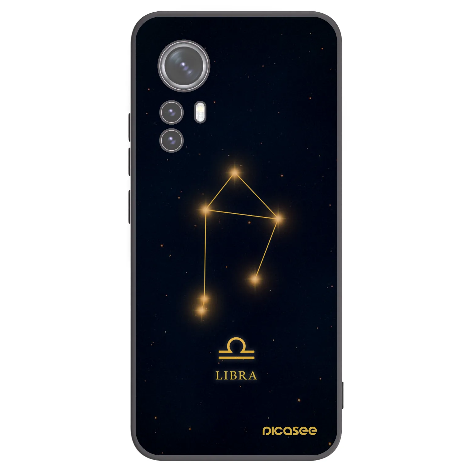 Picasee Xiaomi 12X Hülle - Schwarzes Silikon - LIBRA