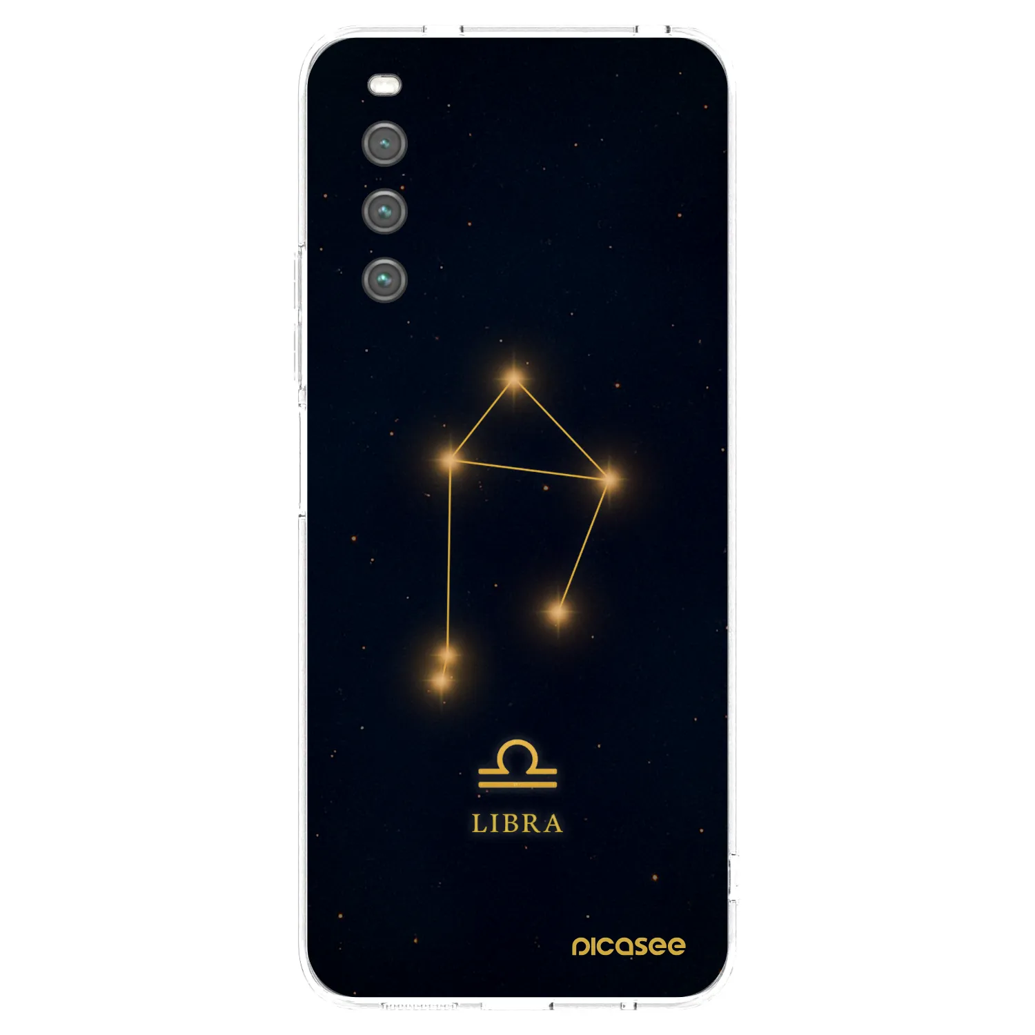 Picasee Sony Xperia 10 IV 5G Hülle - Transparentes Silikon - LIBRA