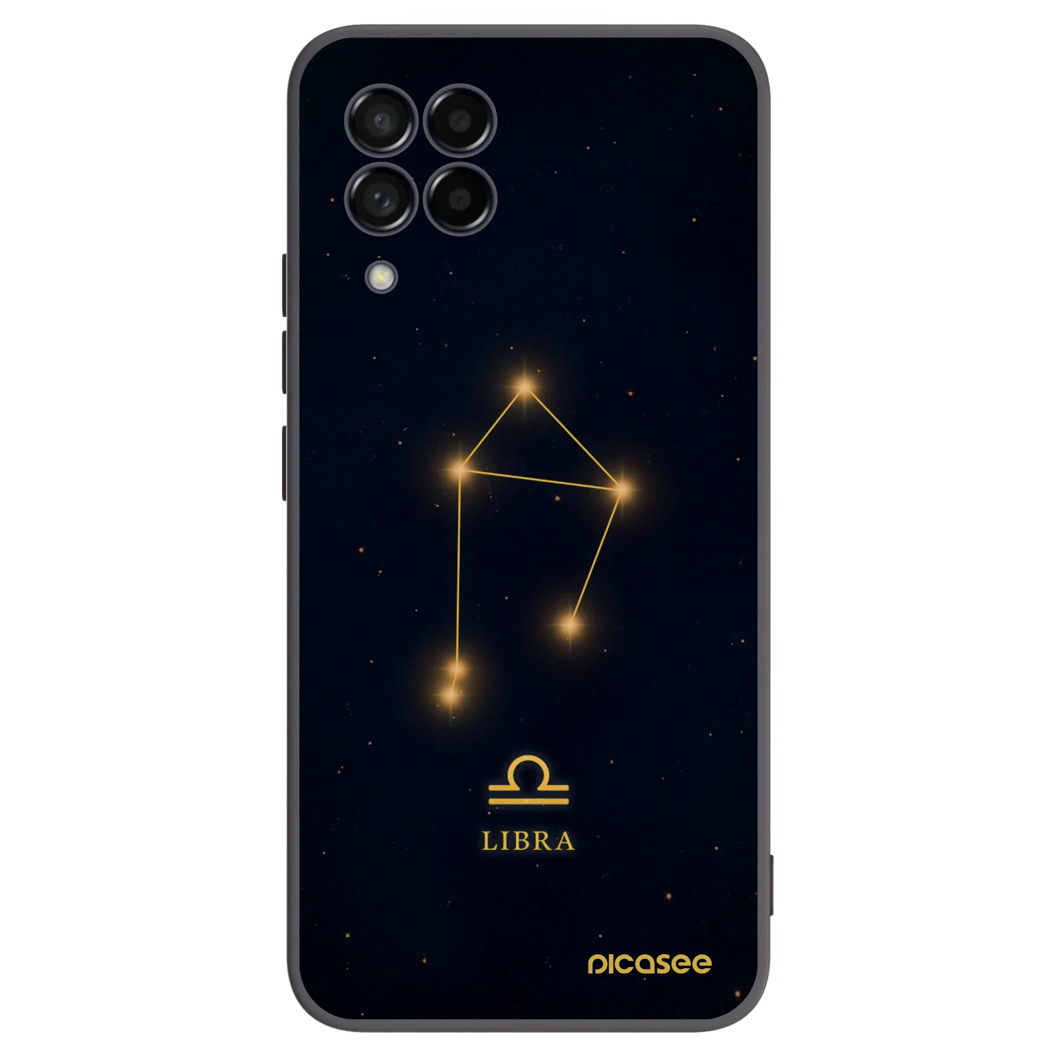 Picasee Samsung Galaxy M53 5G Hülle - Schwarzes Silikon - LIBRA